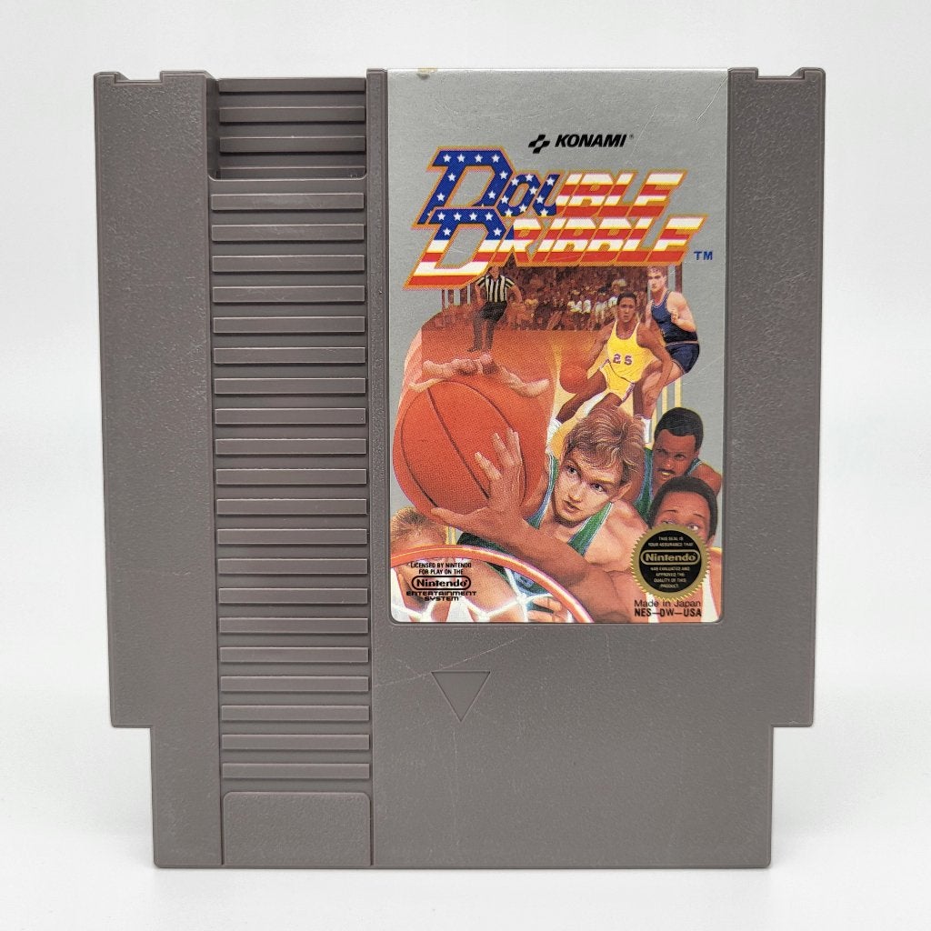 Double Dribble - Nintendo NES Cartridge - USA, Spelcomputers en Games, Games | Nintendo NES, Gebruikt, Verzenden, 2 spelers, Nvt