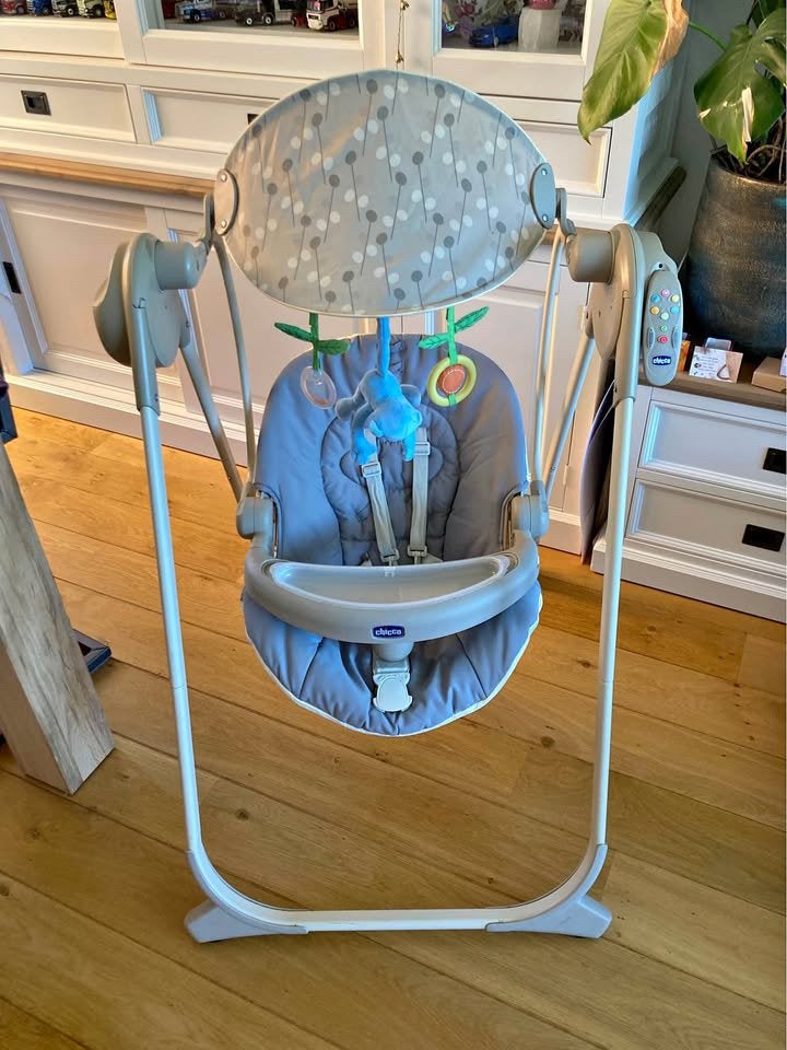 Automatische baby schommel, Kinderen en Baby's, Ophalen, Schommelstoel, Chicco, Met gordel(s) of riempje(s)