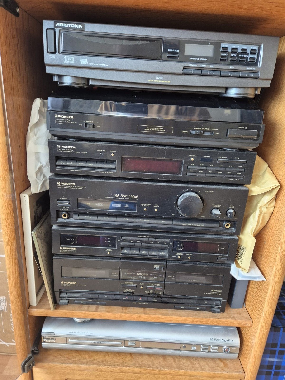 stereotoren, Ophalen, Pioneer