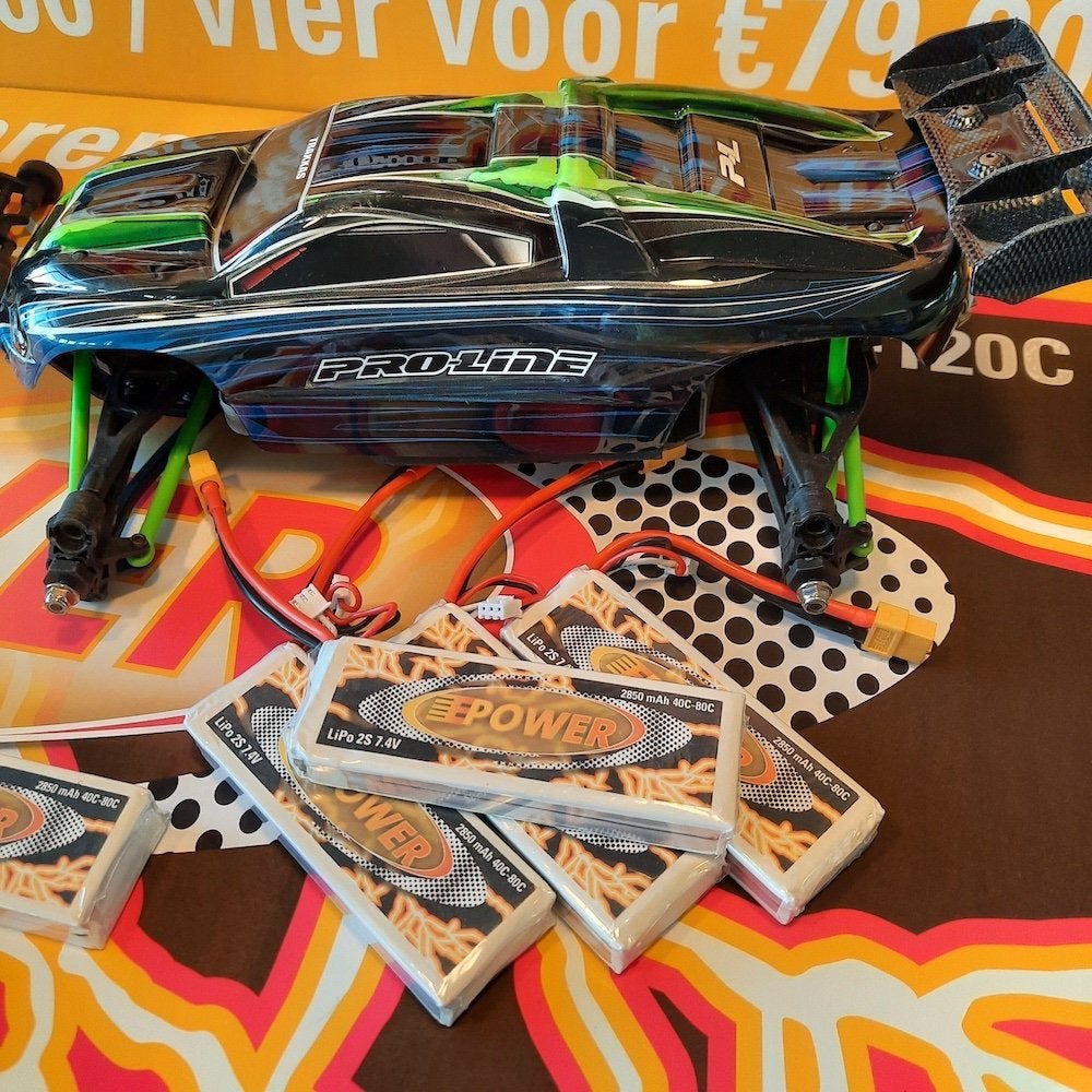LiPo accu 2S E-POWER 2850 mAh Traxxas 1/16 nieuw €22,-, Hobby en Vrije tijd, Elektro, Nieuw, Ophalen of Verzenden, Schaal 1:16