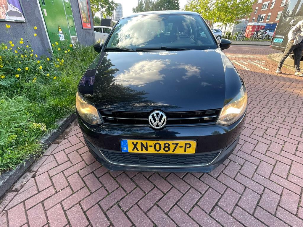 Volkswagen Polo 1.6 TDI 5D 2012, Auto's, Volkswagen, Voorwielaandrijving, Zwart, Particulier, 1065 kg