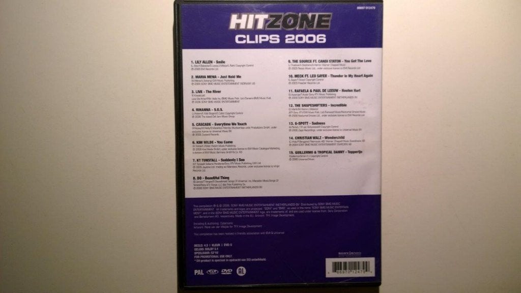 Hitzone Clips 2006 (DVD), Alle leeftijden, Ophalen of Verzenden, Zo goed als nieuw