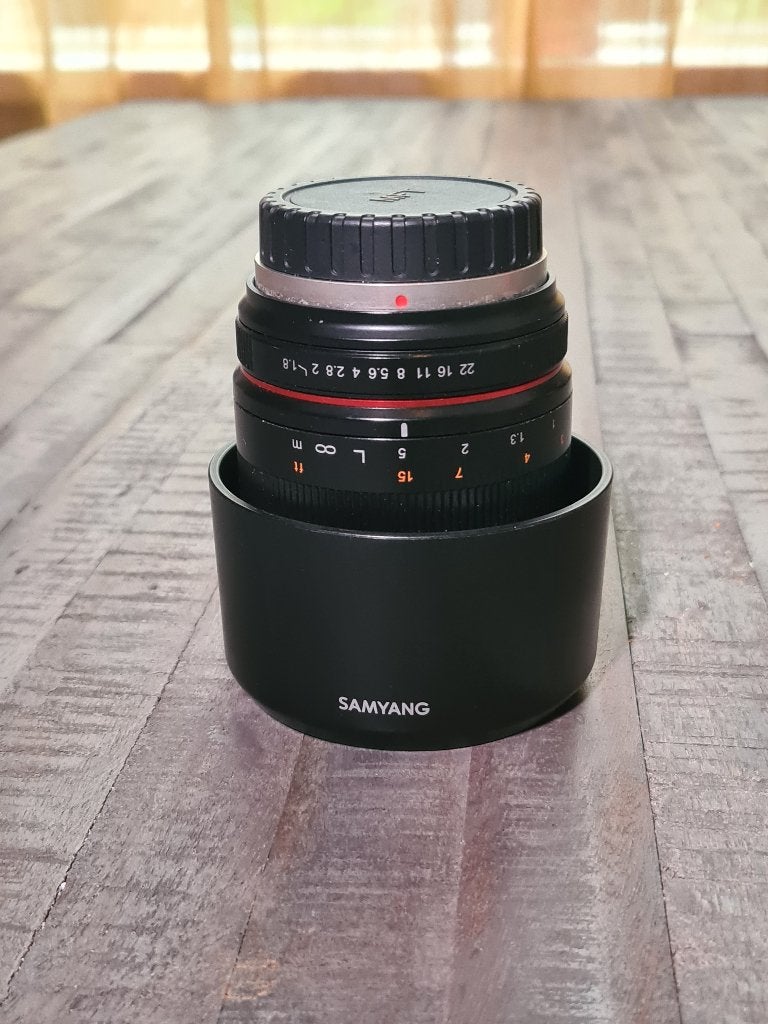 Samyang 85mm 1.8 mft Lens, Audio, Tv en Foto, Fotografie | Lenzen en Objectieven, Ophalen of Verzenden, Zo goed als nieuw, Telelens