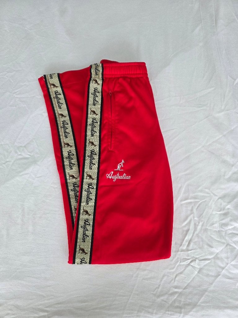 Australian broek zeldzame bies rood 4XS (38), Kleding | Heren, Sportkleding, Nieuw, Ophalen of Verzenden, Australian, Maat 46 (S) of kleiner