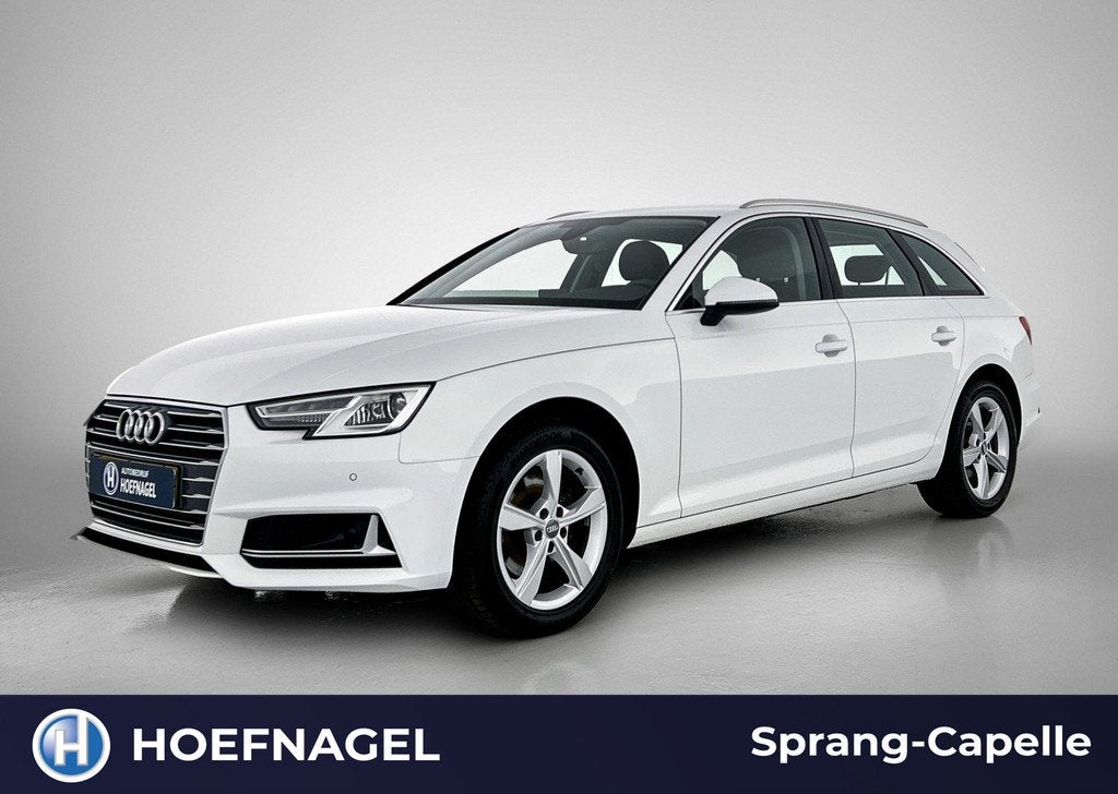 Audi A4 Avant 40 TFSI Pro Line | Trekhaak | Adaptive Cruise, Stof, Gebruikt, 1984 cc, Wit