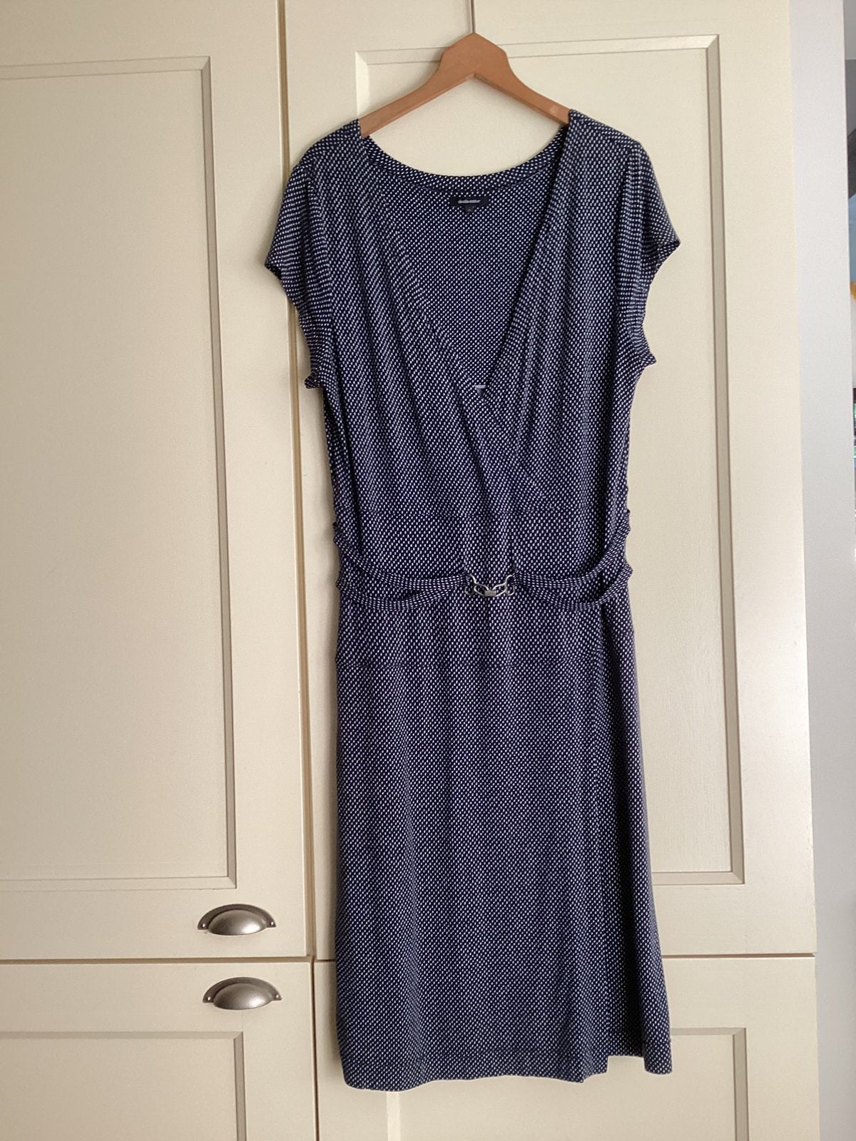 Claudia strater jurk, Maat 38/40 (M), Blauw, Ophalen of Verzenden, Zo goed als nieuw