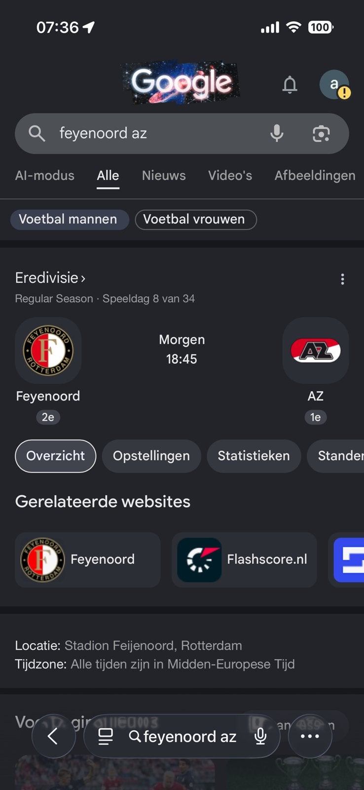 1 tickets feyenoord az vak z4, Twee personen, Februari