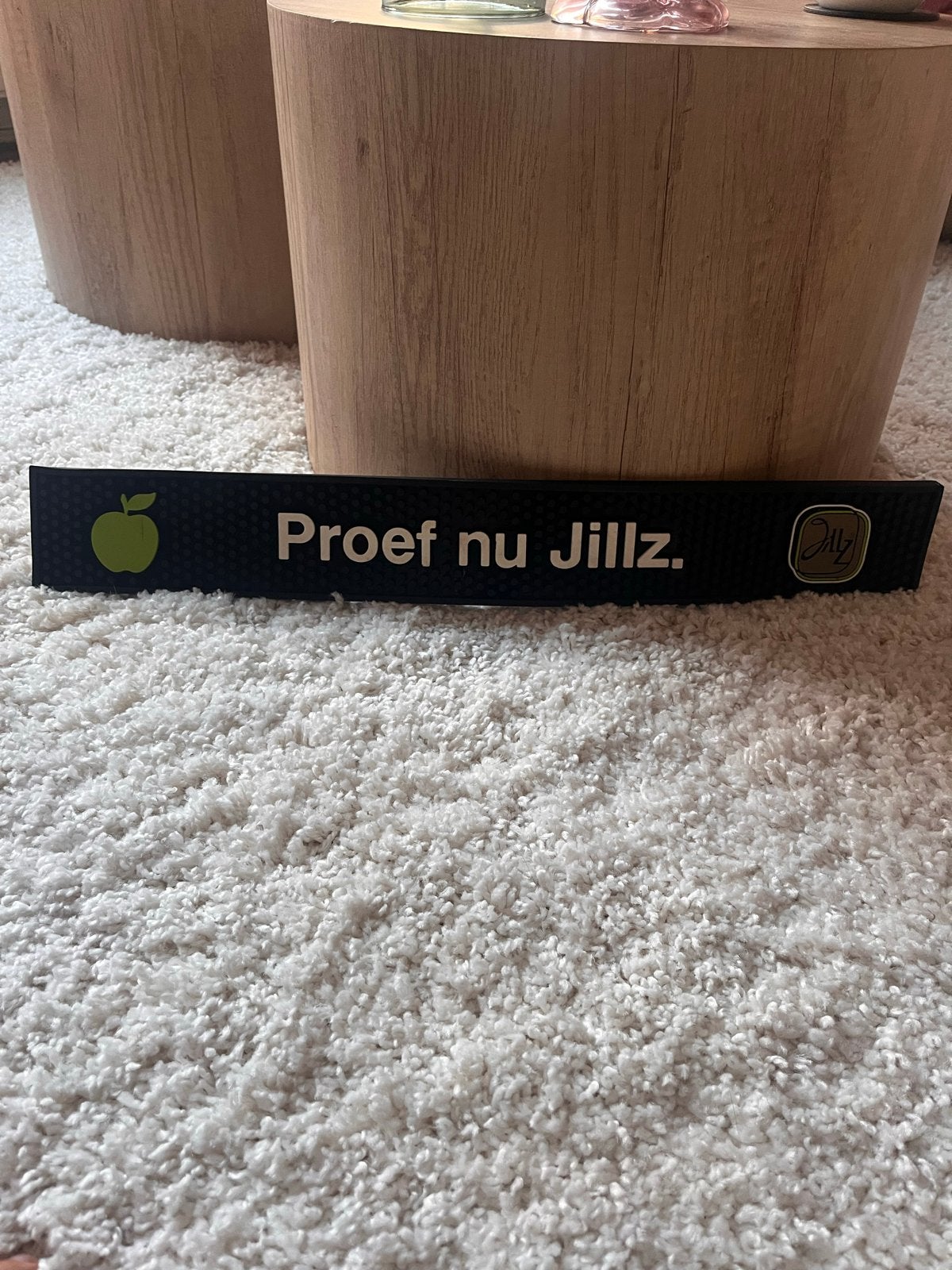 JILLZ bar mat - Proef nu Jillz, Ophalen of Verzenden, Zo goed als nieuw, Zwart, Kunststof