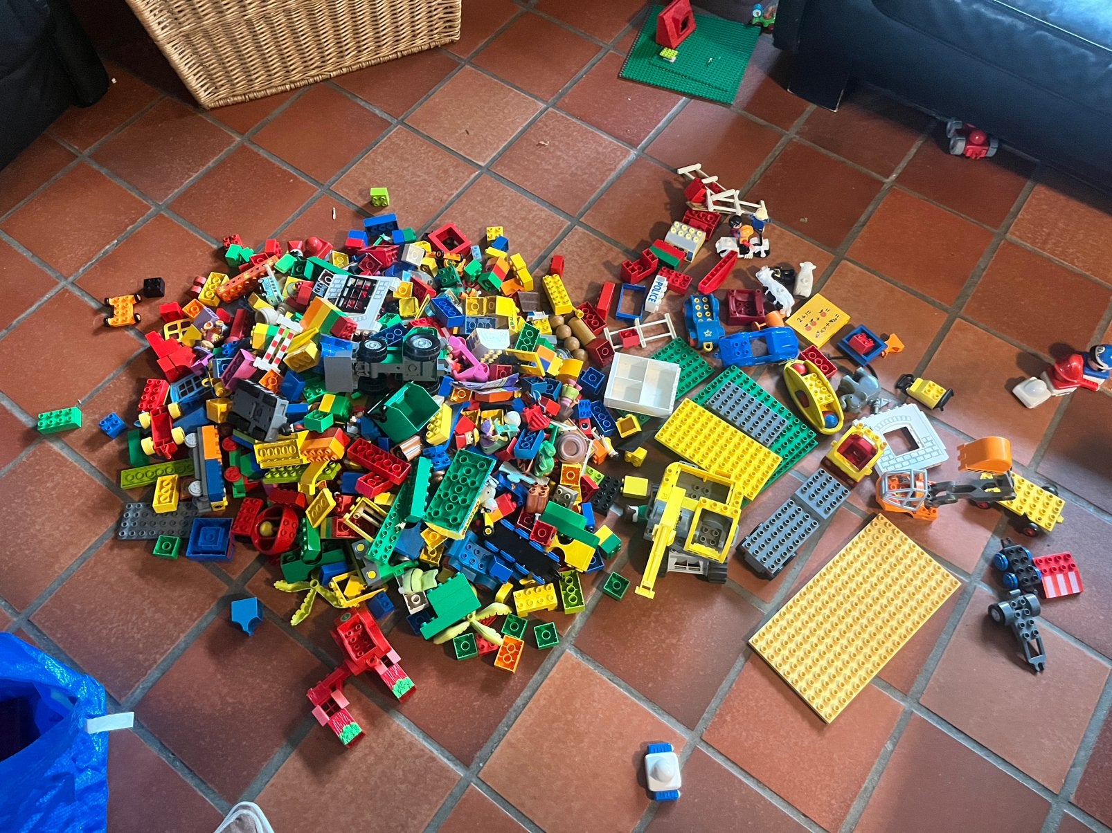 Grote partij DUPLO! Voertuigen, figuren, dieren & bouwplaten, Ophalen, Gebruikt, Overige thema's, Overige typen
