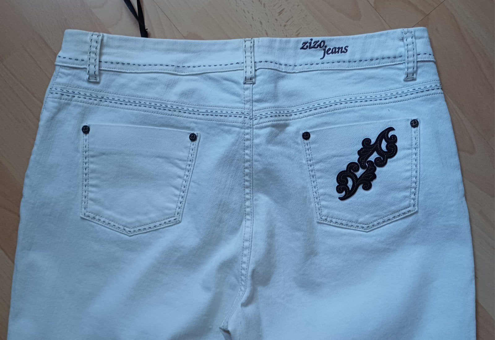 Broek  nieuw 44, Zizo, Wit, Maat 42/44 (L), Nieuw