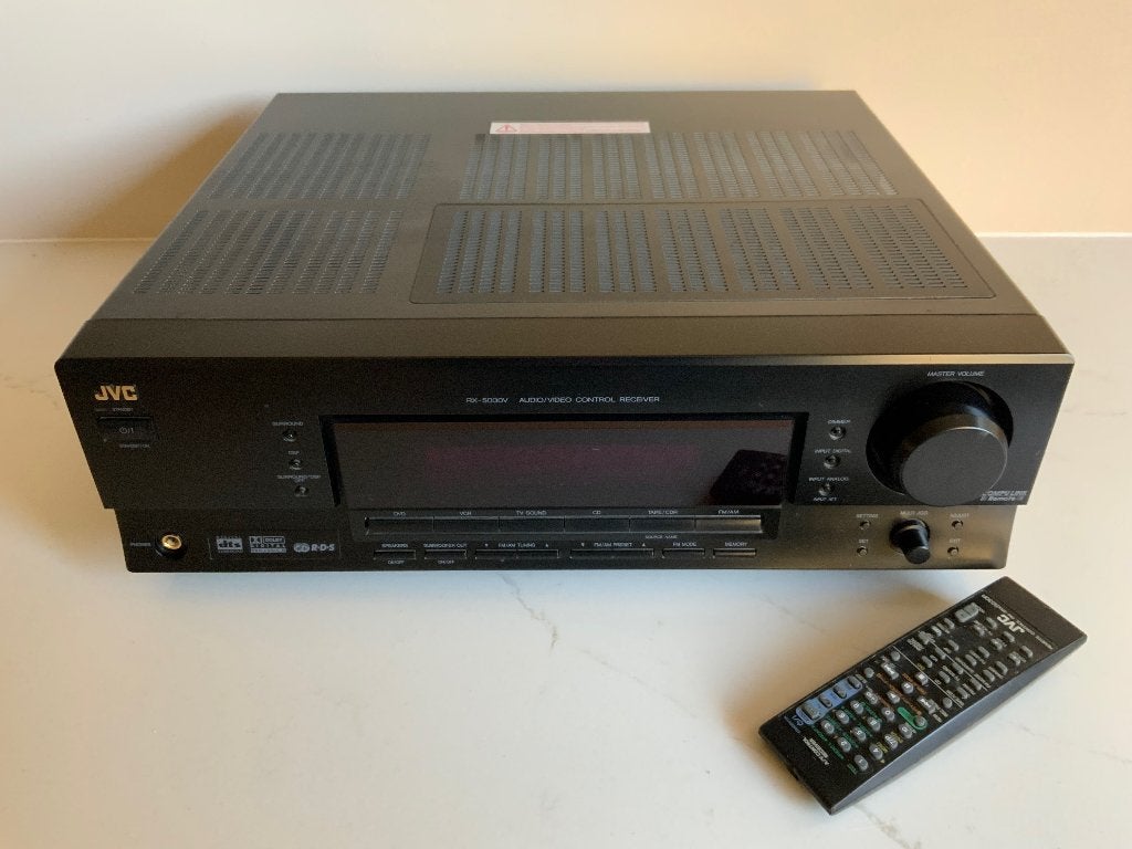 JVC RX5030v Receiver Versterker 100W, Audio, Tv en Foto, Versterkers en Receivers, Ophalen, Gebruikt, JVC, 60 tot 120 watt