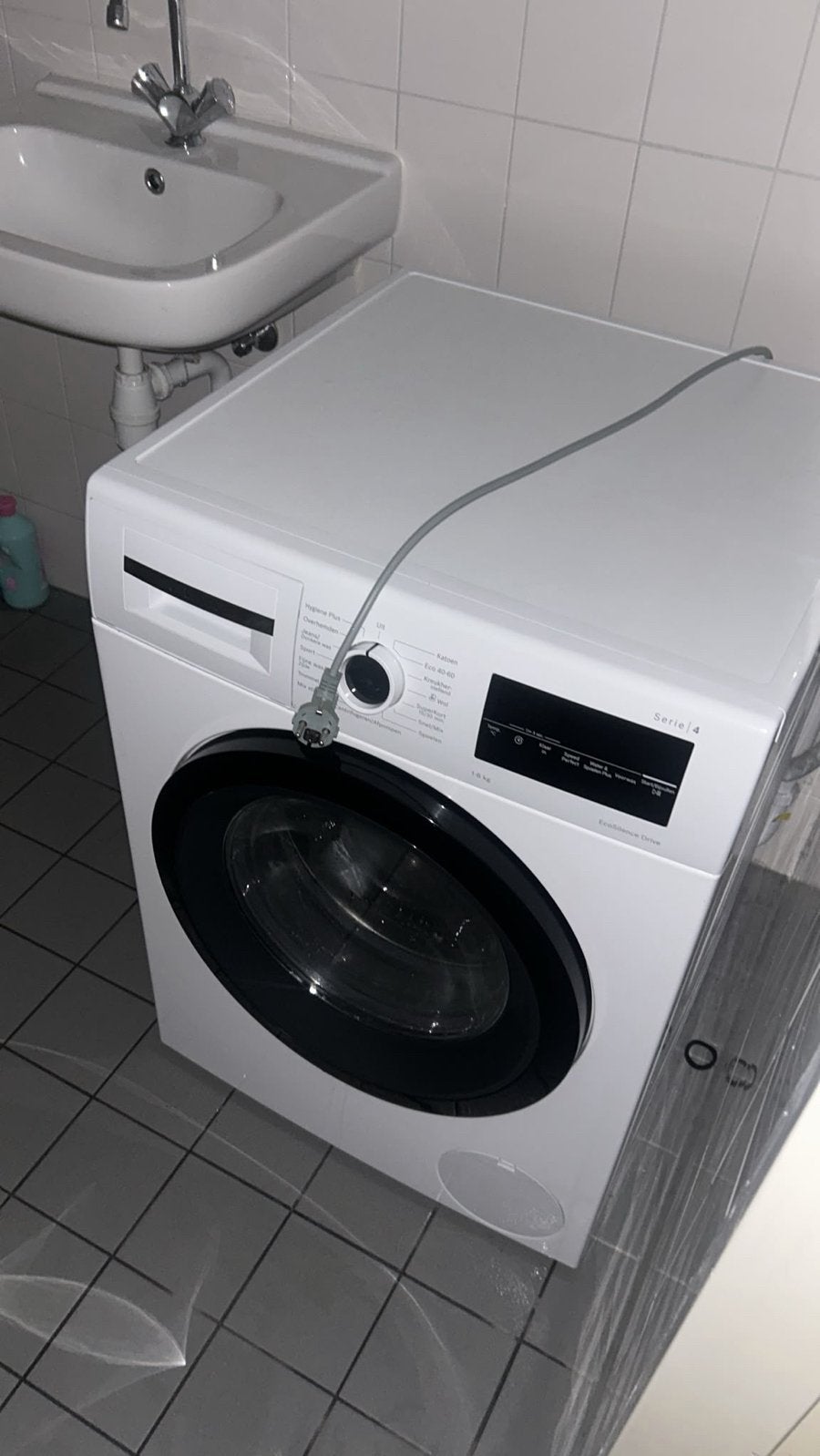 Bosch Serie 4 EcoSilence Drive Wasmachine 8 kg, Ophalen, 1200 tot 1600 toeren, 8 tot 10 kg, Nieuw