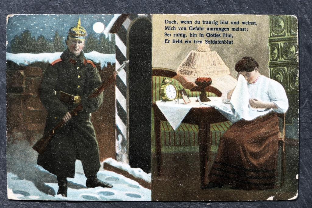 Er liebt ein treu Soldatenblut, W.O. I, Verzenden, Voor 1920, Ongelopen, Politiek en Historie