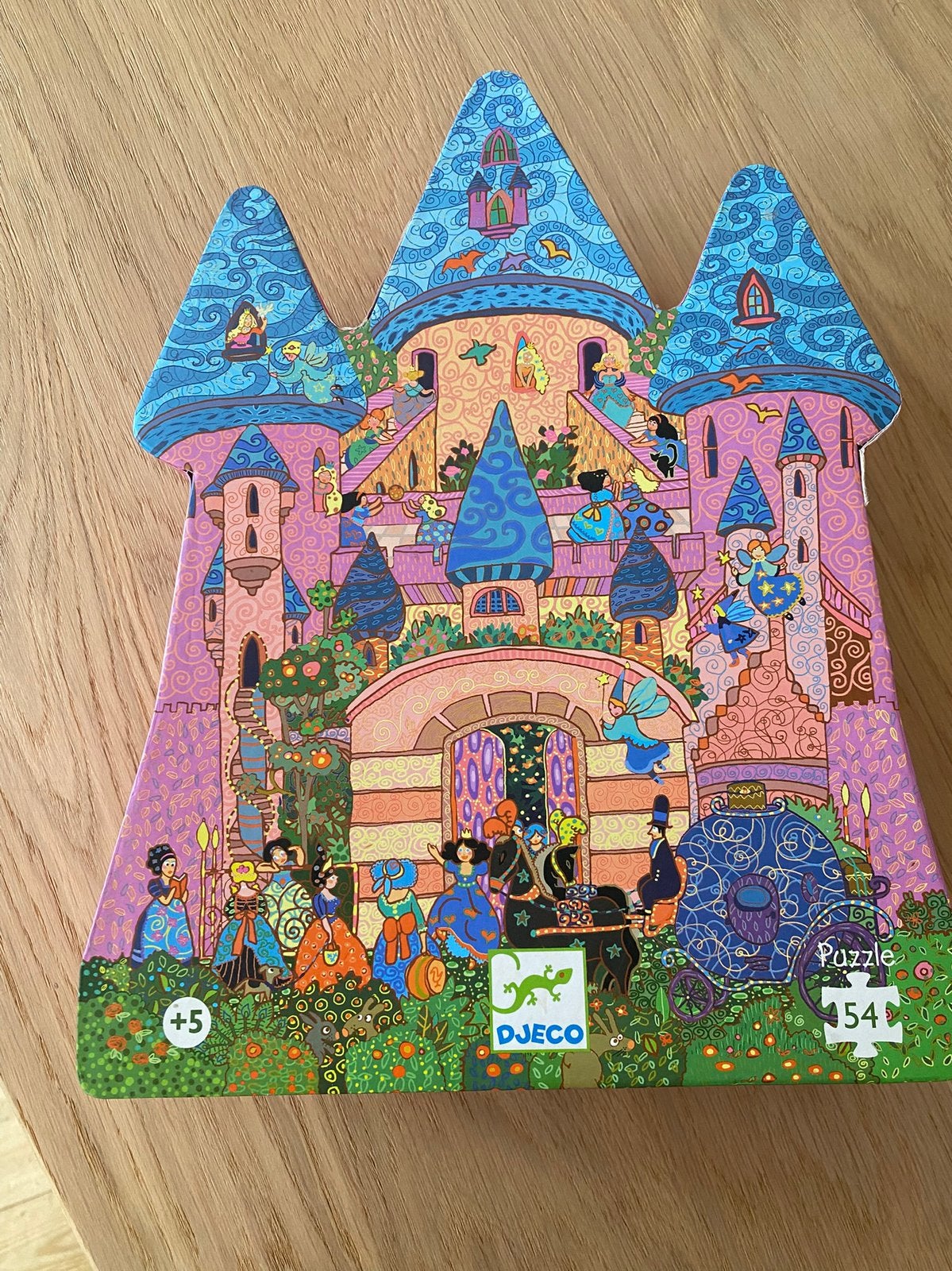 Djeco puzzel, Ophalen of Verzenden, Meer dan 50 stukjes, Zo goed als nieuw, 4 tot 6 jaar