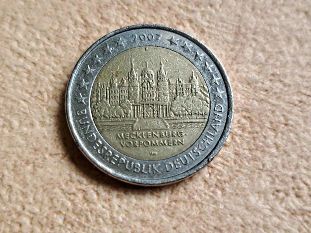 2 euro cc Duitsland 2007 Mecklenburg (F), Postzegels en Munten, Munten | Europa | Euromunten, Ophalen of Verzenden, Duitsland
