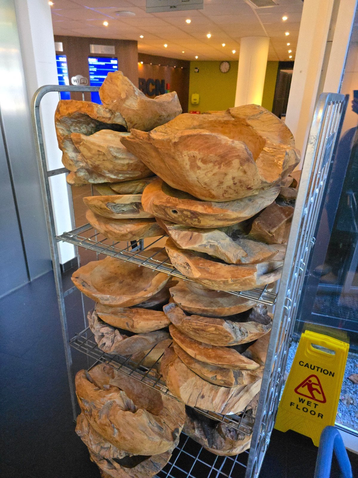 20 Teakhouten Schalen - Los of als Partij, Ophalen, Nieuw, Rond, Hout