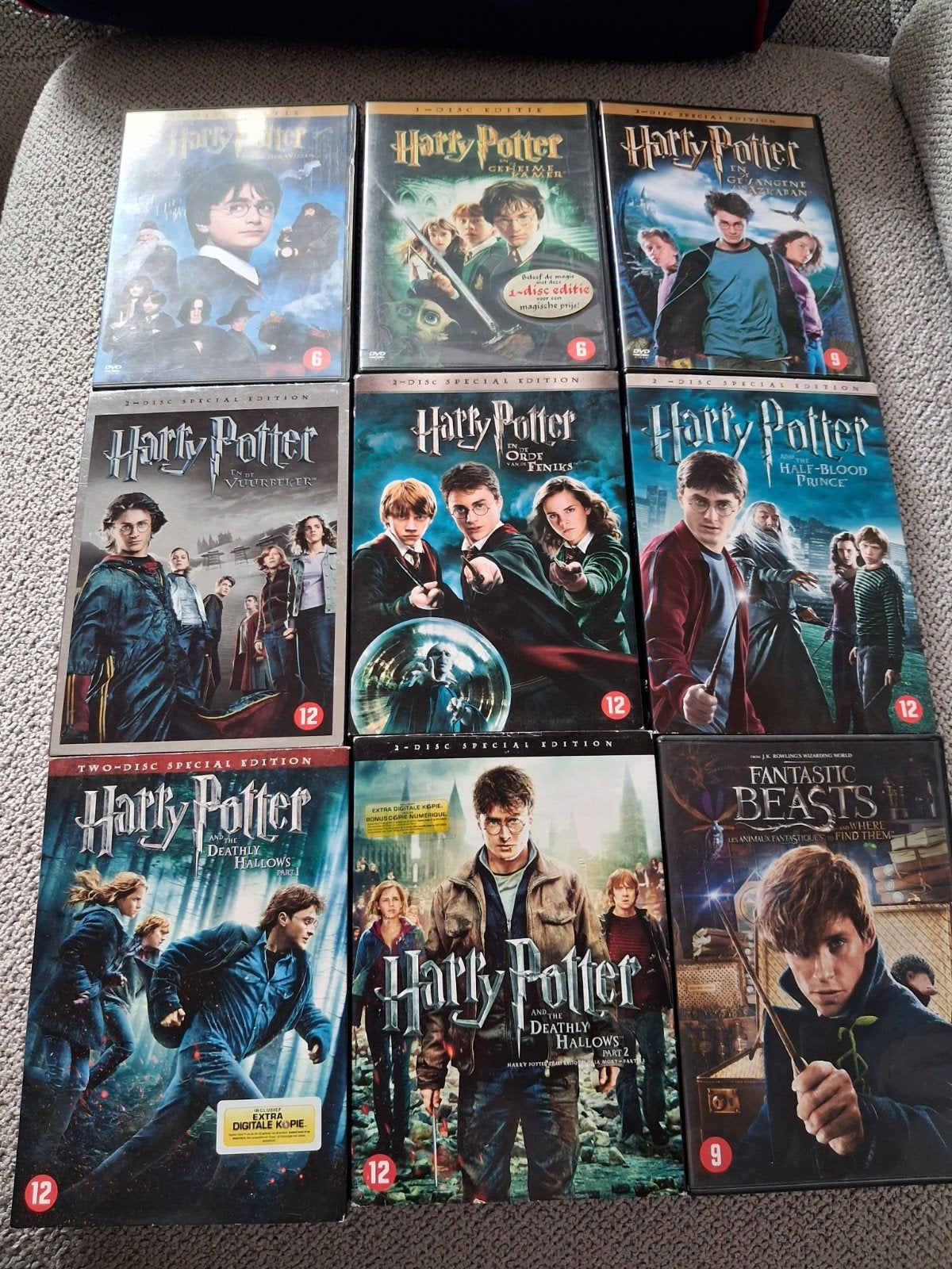 Harry Potter set, en Fantastic Beasts and where to find them, Engels, Nederlands, Fantasy, Ophalen of Verzenden