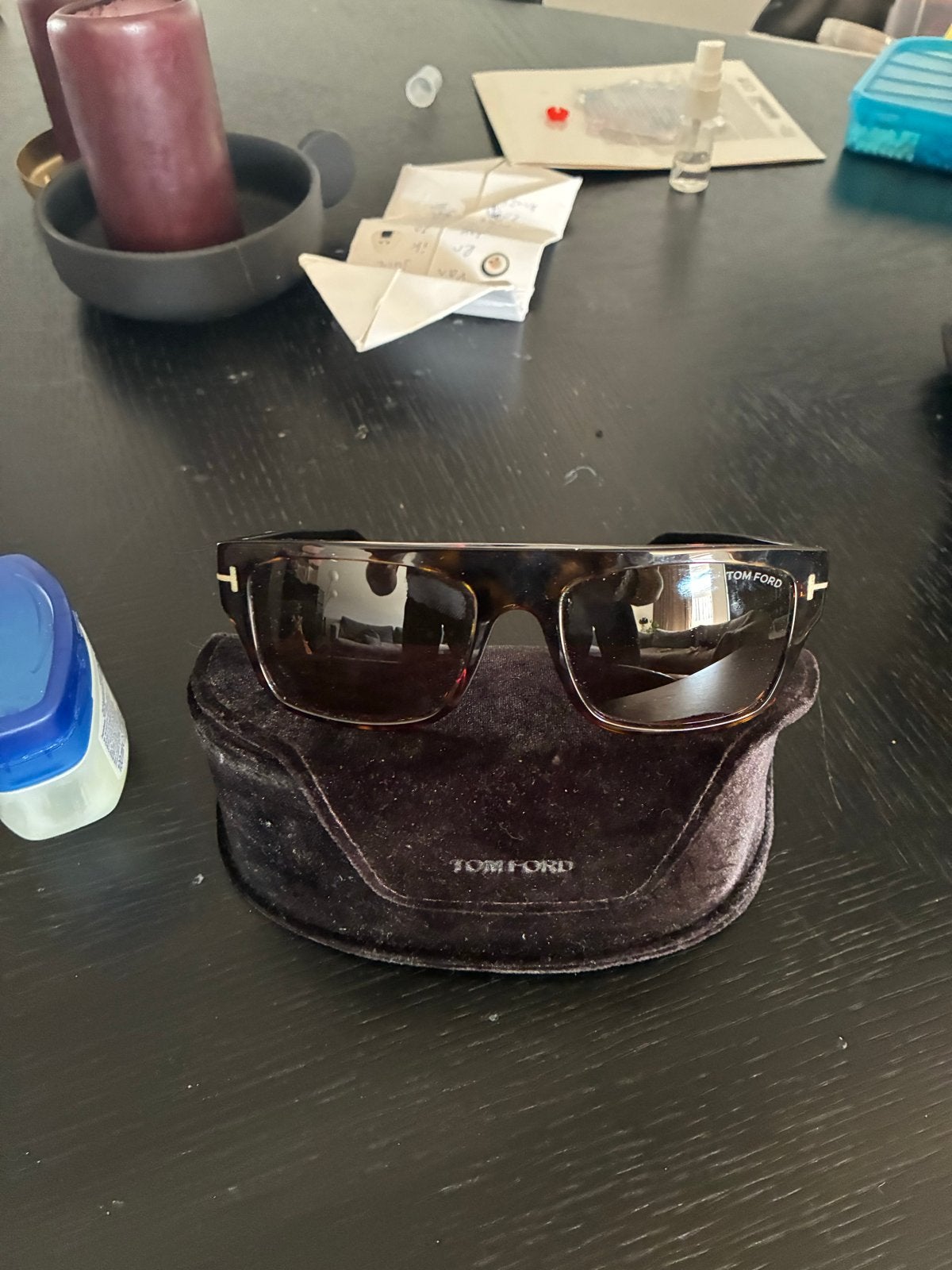 Tom Ford Duning bril - Nieuwstaat, Sieraden, Tassen en Uiterlijk, Zonnebrillen en Brillen | Dames, Overige merken, Bruin, Ophalen of Verzenden