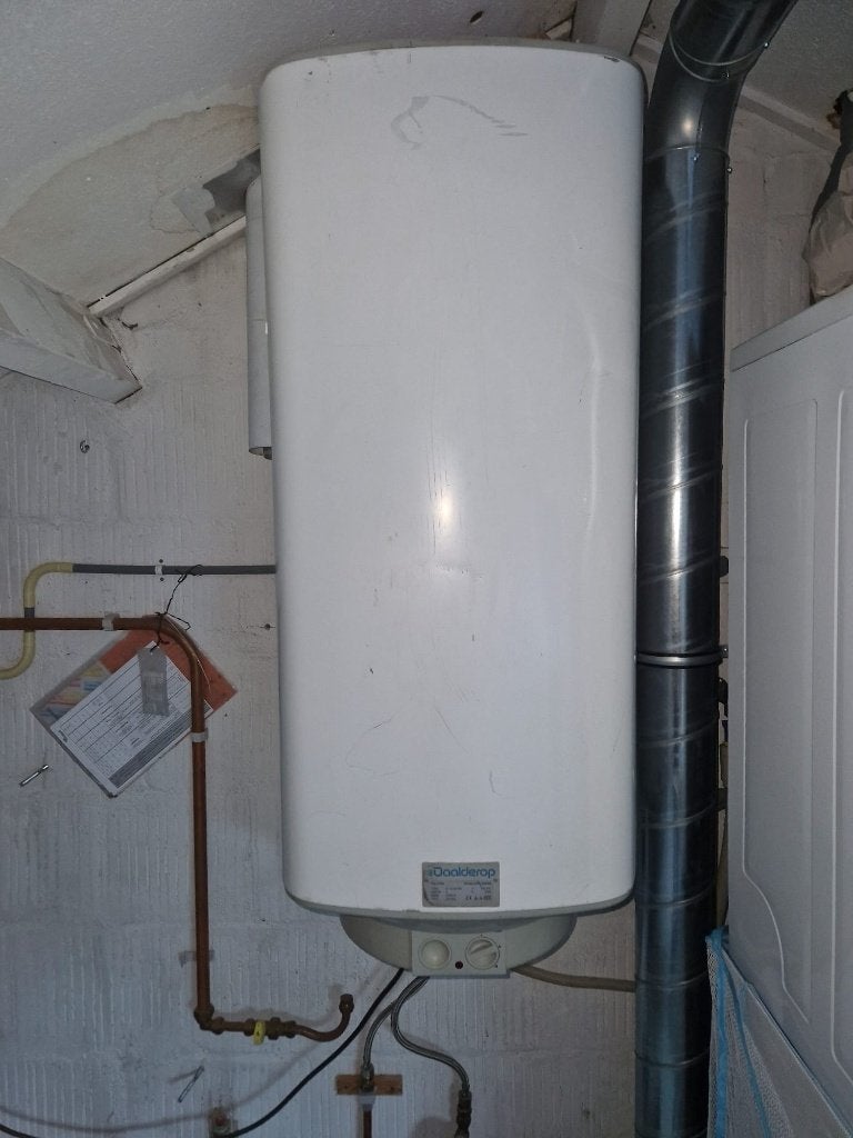 Daalderop mono plus koper 120 ltr, Gebruikt, 100 liter of meer, Onbekend, Boiler