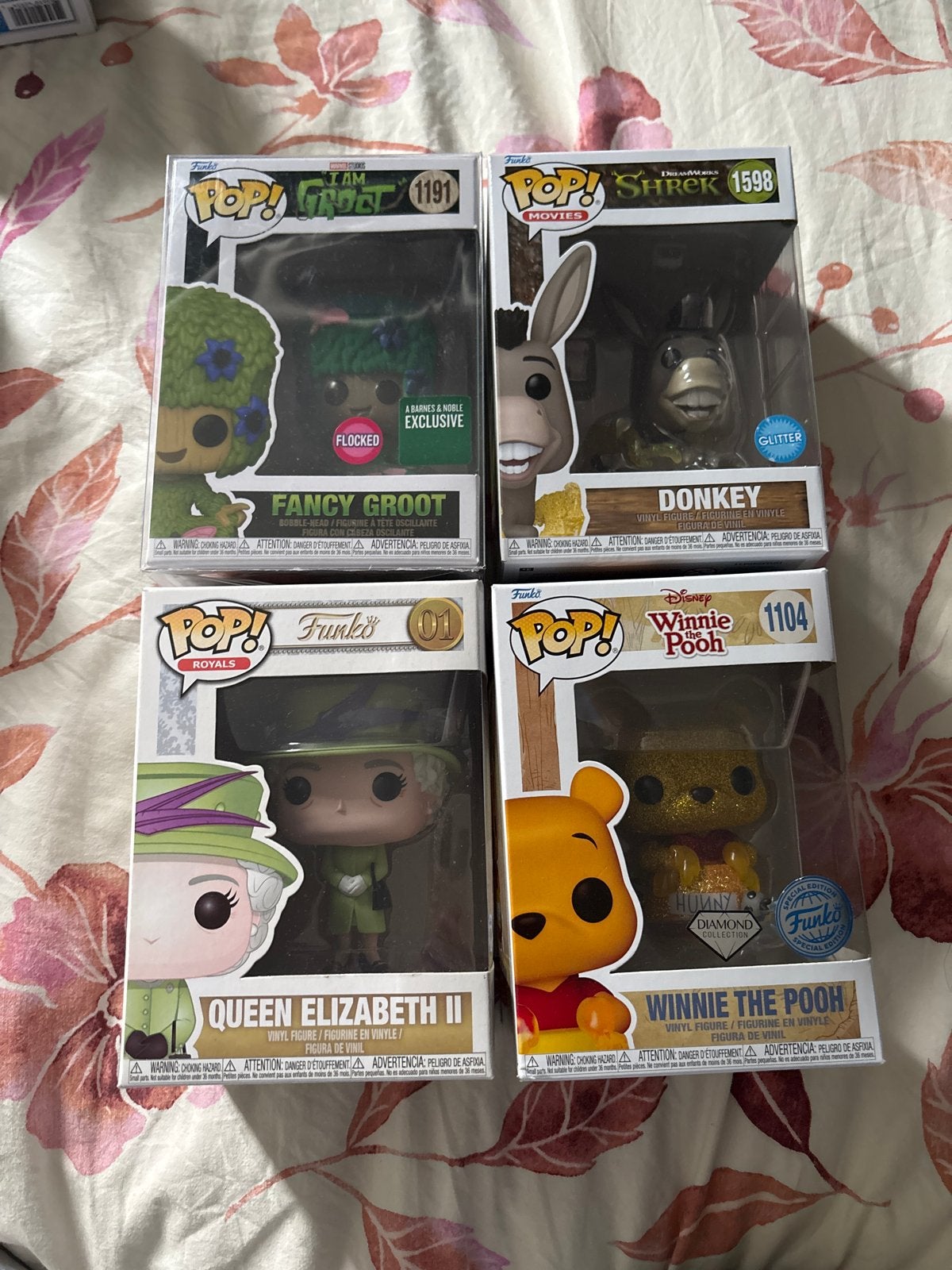 Funko Pop! Verzameling: Groot, Donkey, Queen Elizabeth, Pooh, Ophalen of Verzenden, Nieuw