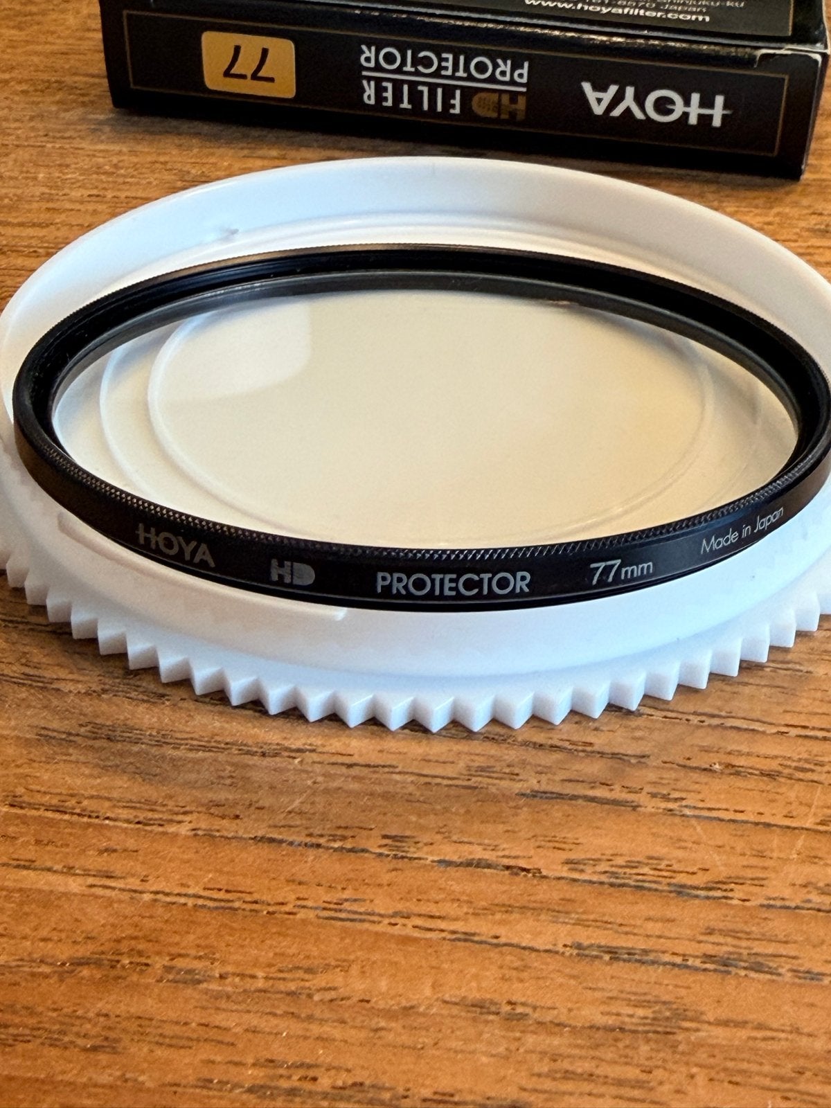 Hoya HD Protector 77mm filter - Lensbescherming, Overige merken, Ophalen of Verzenden, Zo goed als nieuw, Inclusief filter