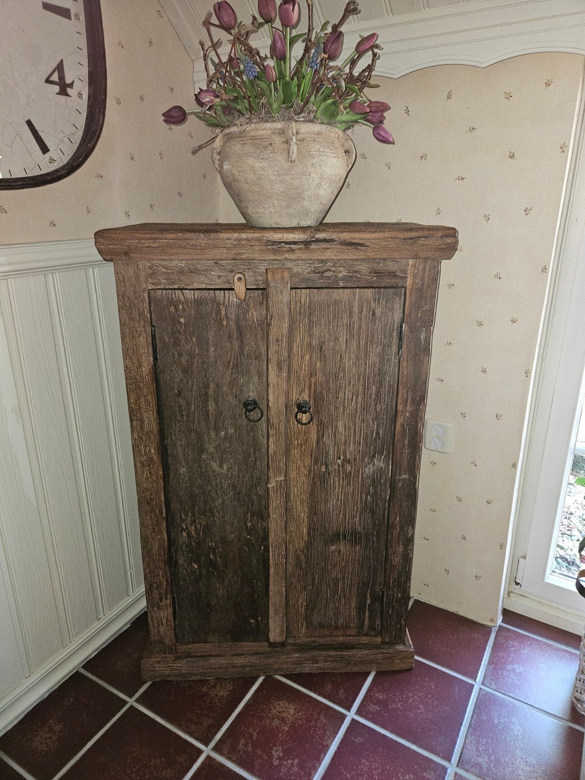 nieuwe Driftwood houten meidenkast met twee deuren, Huis en Inrichting, Kasten | Kledingkasten, Ophalen of Verzenden, Nieuw, 25 tot 50 cm