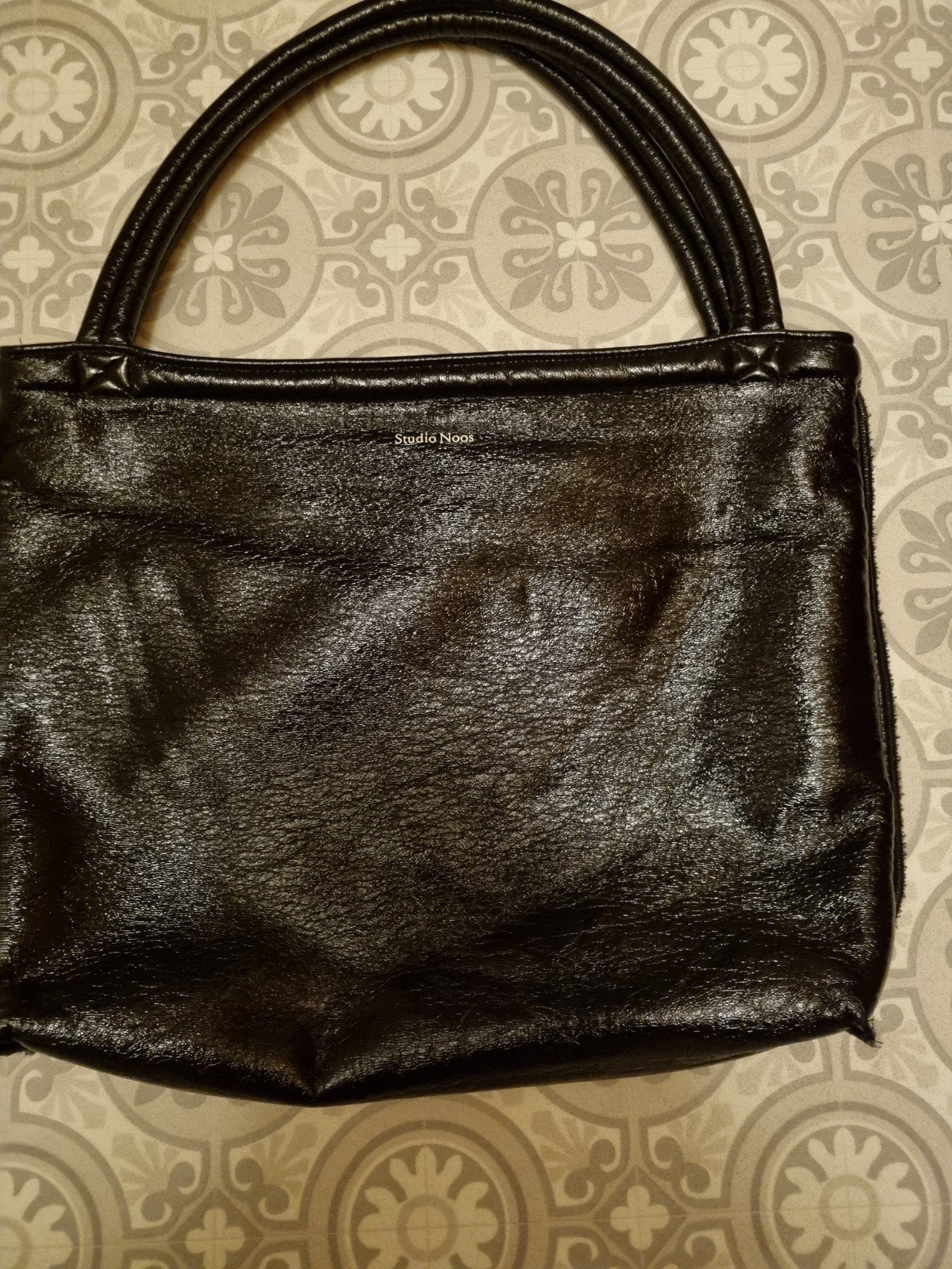 Zwarte Mom bag van Studio Noos., Ophalen of Verzenden, Zo goed als nieuw, Zwart, Shopper