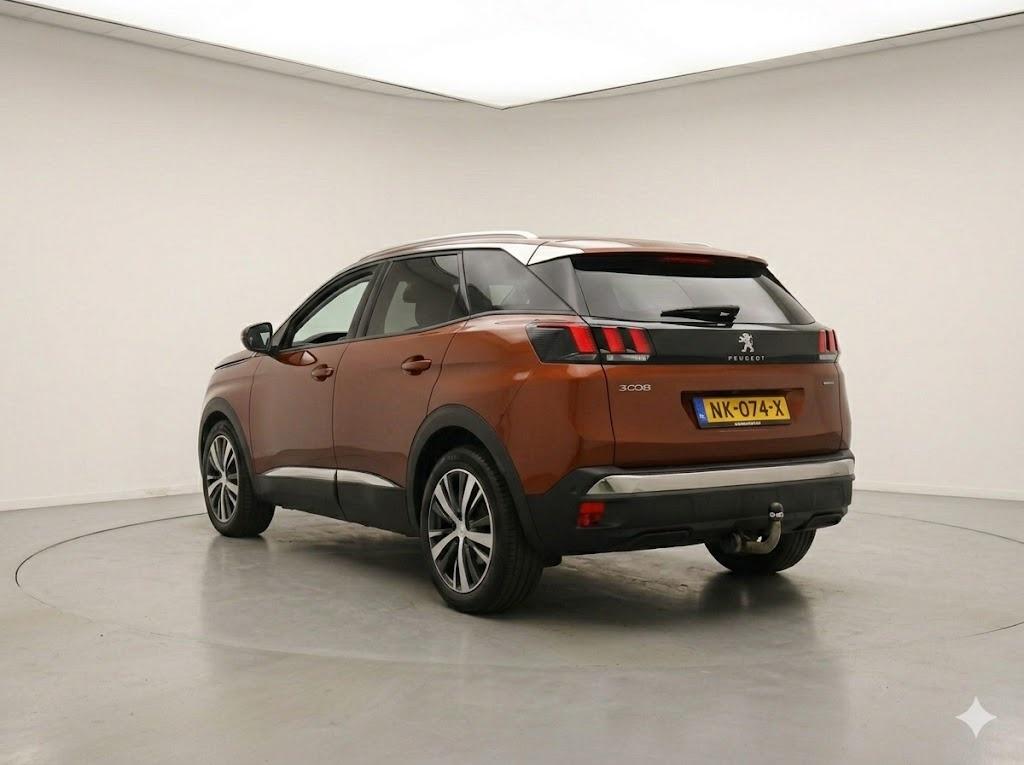 Peugeot 3008 1.2 PureT. Première | Trekhaak | Panoramadak |, 1229 kg, 1199 cc, Bruin, Leder en Stof