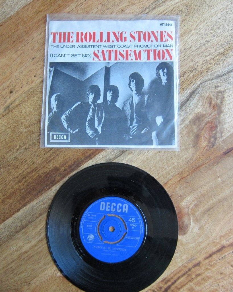 The Rolling Stones (I can`t get no ) Satisfaction, Ophalen of Verzenden, Gebruikt, 7 inch, Pop