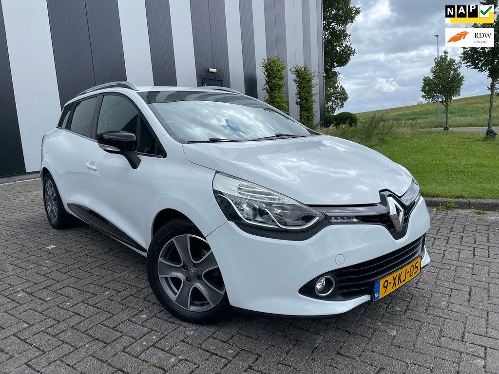 Renault Clio Estate 0.9 TCe Night&Day Navi-Airco-Camera-Pdc-, Auto's, Renault, Voorwielaandrijving, Zwart, Wit, Origineel Nederlands