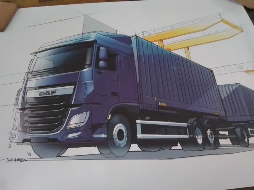 Daf litho, Ophalen, Nieuw, DAF