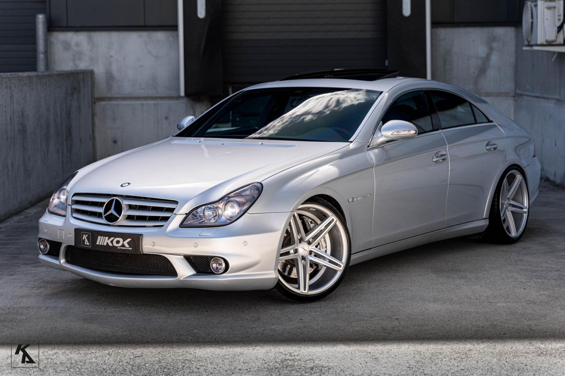 Mercedes-Benz CLS 55 | AMG V8 Kompressor | Iridiumzilver, Auto's, Automaat, Achterwielaandrijving, Gebruikt, 8 cilinders