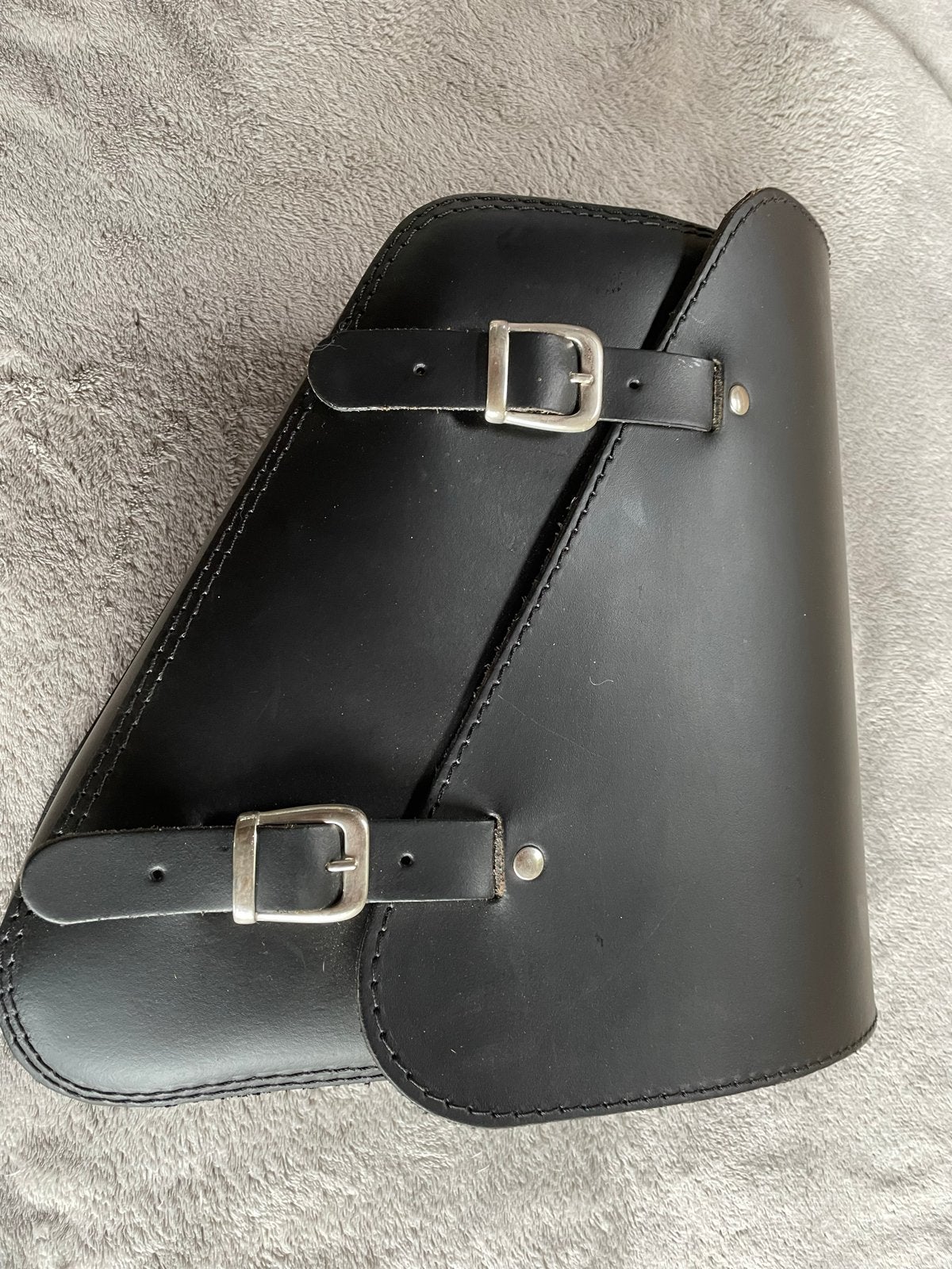 Harley Davidson Sportster nieuwe zwarte leren zijtas, Ophalen of Verzenden, Nieuw