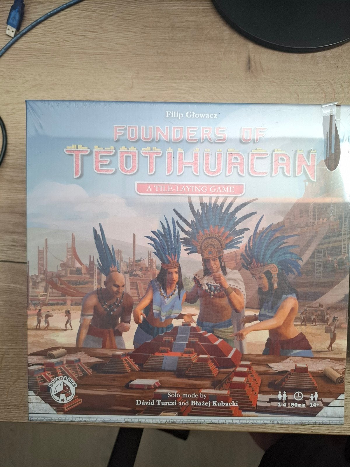 Founders of Teotihuacan - Tile-Laying Bordspel, Hobby en Vrije tijd, Gezelschapsspellen | Bordspellen, Een of twee spelers, Ophalen of Verzenden