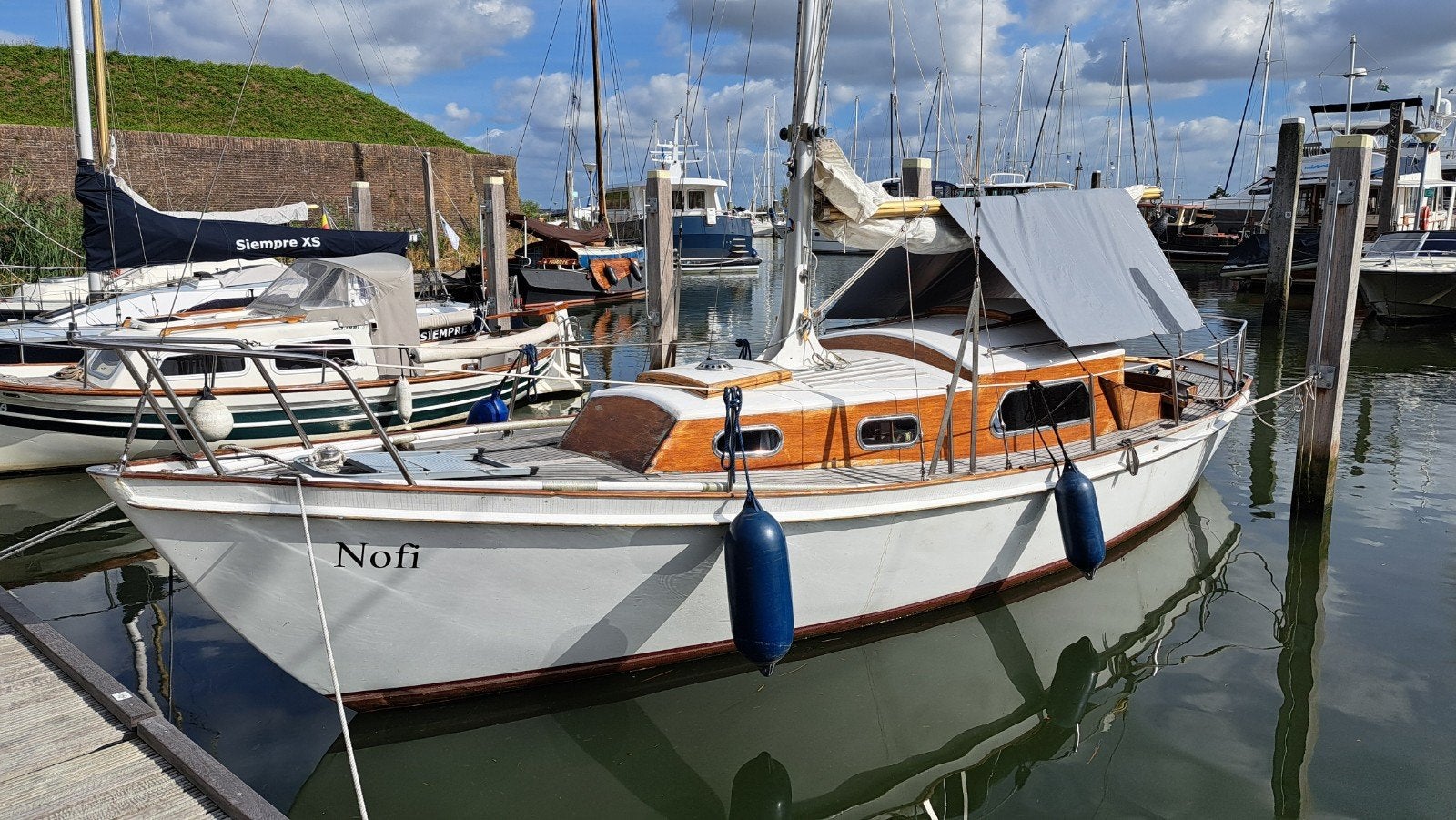 Mooie Peter Valk Regina II zeilboot - Klassieker, Watersport en Boten, Gebruikt, Staal, Binnenboordmotor, Diesel