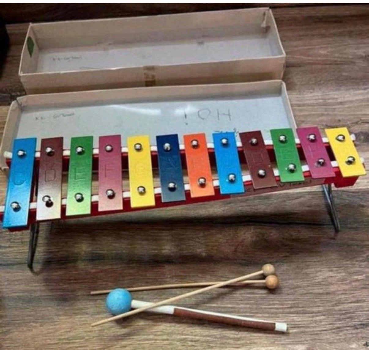 Bell harmony metallophon,1950, Ophalen of Verzenden, Zo goed als nieuw, Melodische percussie