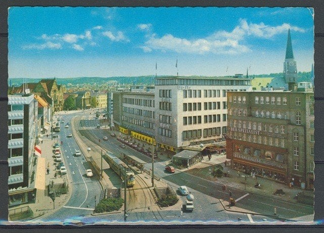 Tram no. GT8 Bielefeld Foto-Ansichtkaart TRAM t-202 jdu, Ophalen of Verzenden, Zo goed als nieuw, Tram, Kaart of Prent