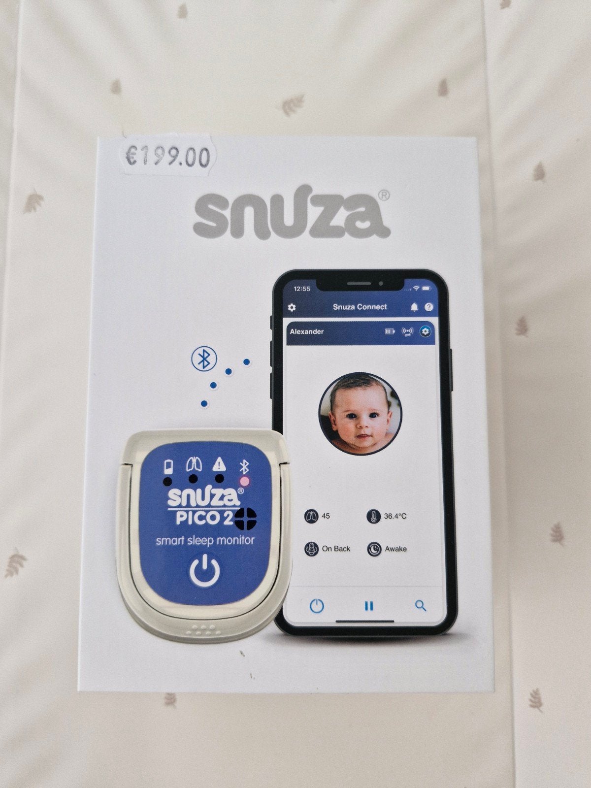 Snuza pico2 bewegingsmonitor, Ophalen of Verzenden, Zo goed als nieuw
