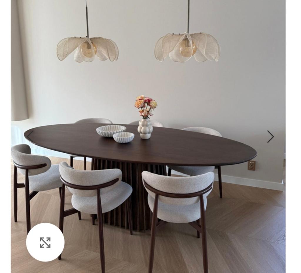 Ovale eettafel, Ophalen, Nieuw, 50 tot 100 cm, 150 tot 200 cm