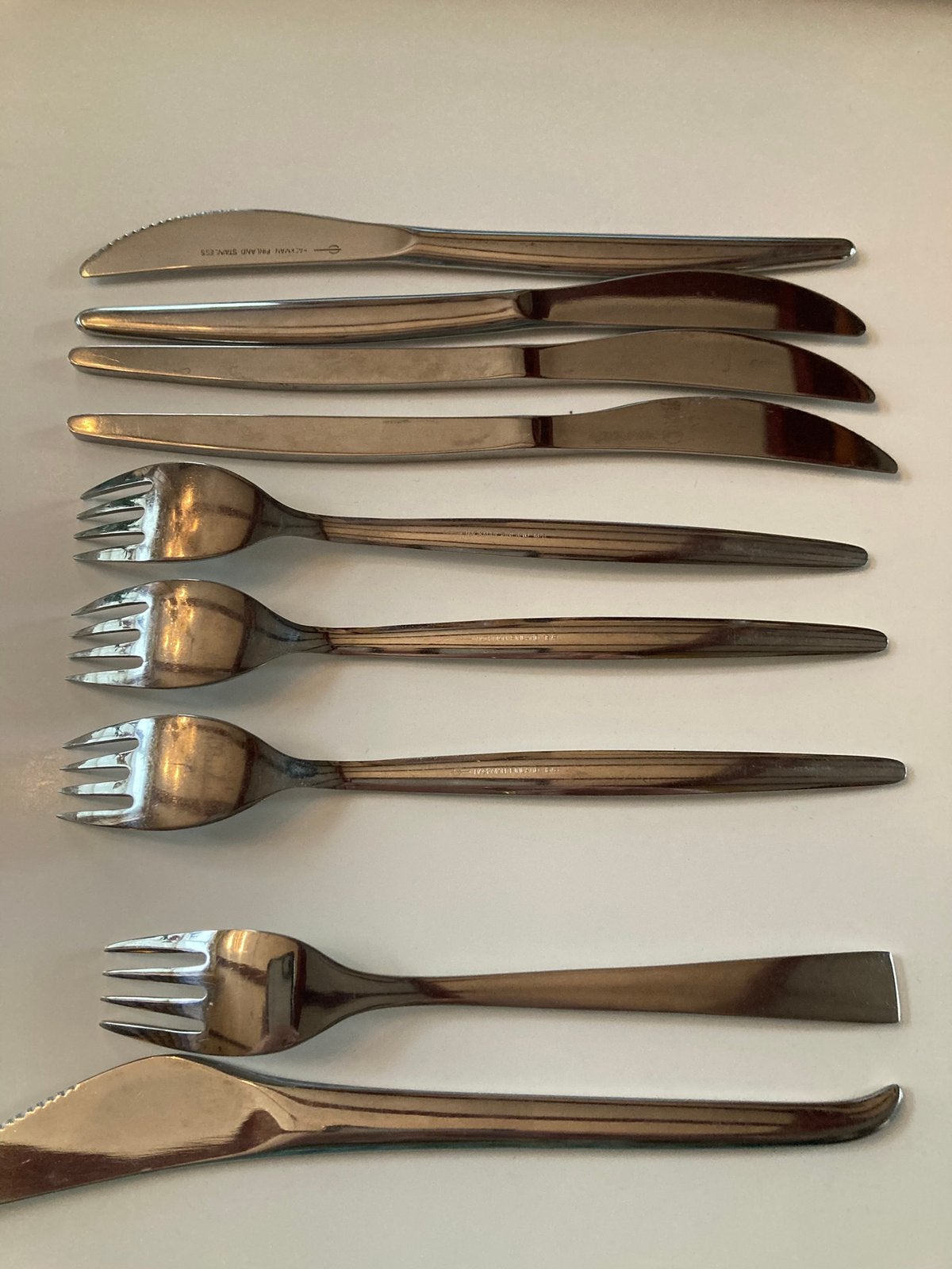Vintage Bestek FINNAIR Hackman Finland Stainless jaren 70, Ophalen