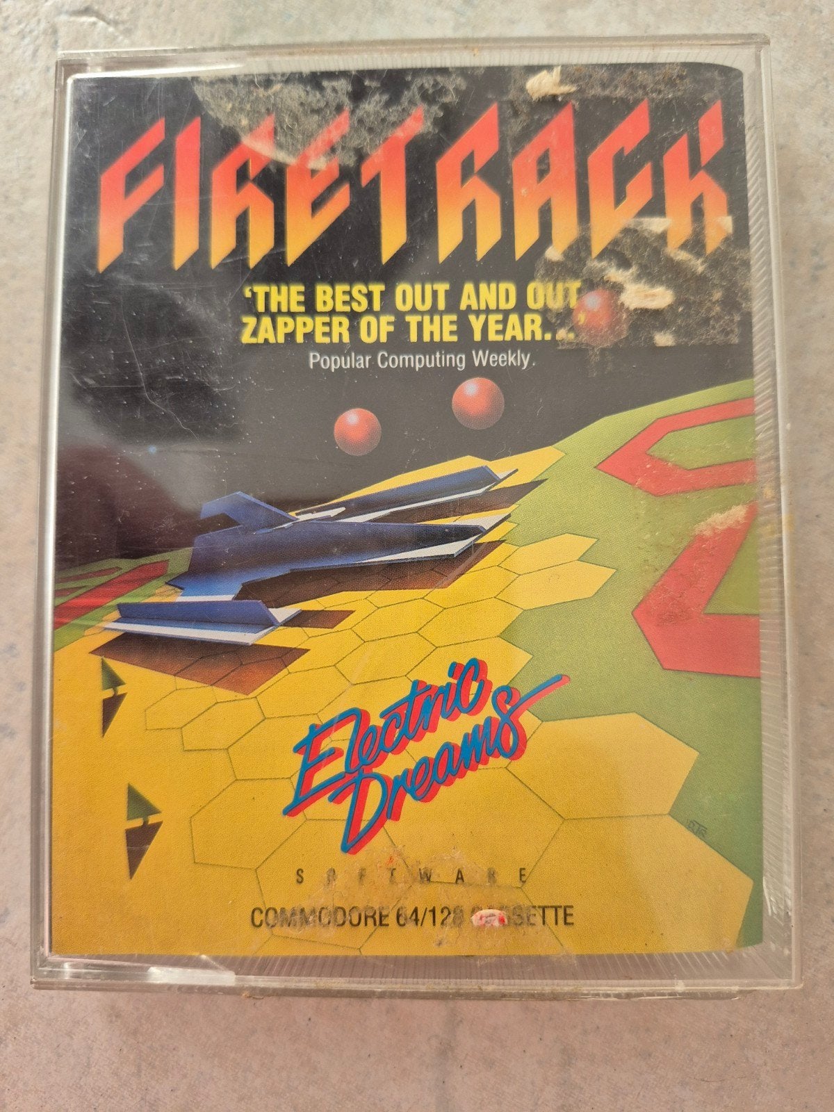 Firetrack Commodore 64/128 Cassette - Retro Game, Spelcomputers en Games, Games | Overige, Gebruikt, Shooter, 1 speler, Ophalen of Verzenden