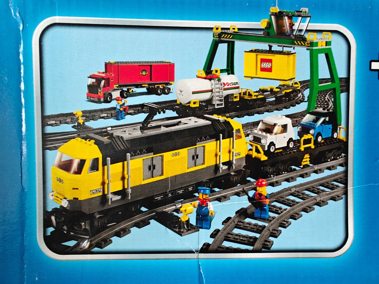 Lego City 7939 Vrachttrein compleet in OVP, Lego, Compleet, Ophalen of Verzenden, Complete set