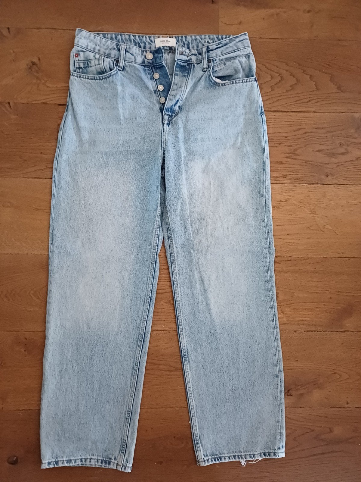 Lichtblauwe Anti Blue wide fit jeans - W31/L31 - zgan, Anti Blue, Blauw, Overige jeansmaten, Ophalen of Verzenden