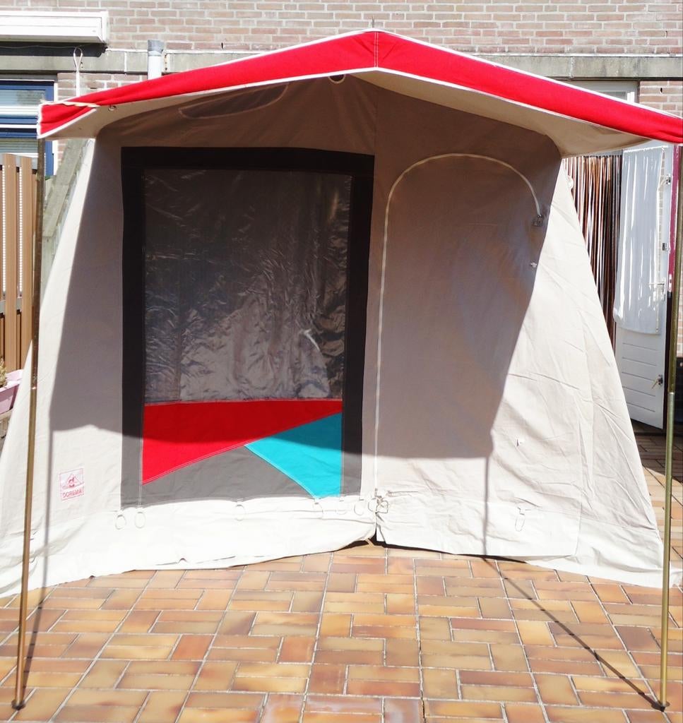 ⛺️️Dorema⛺️ 2-persoons🏕 bungalowtent🏕luifel,⛺ grondzeil️⛺️, Ophalen, Zo goed als nieuw, Tot en met 2