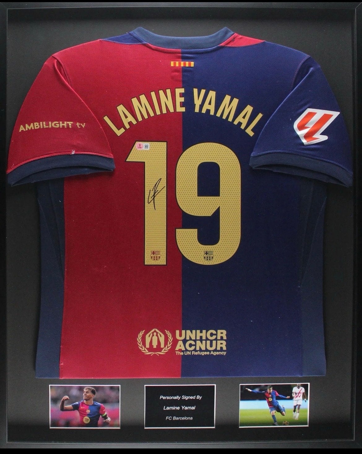Lamine Yamal handtekening - Beckett, Ophalen of Verzenden, Nieuw, Buitenlandse clubs, Shirt