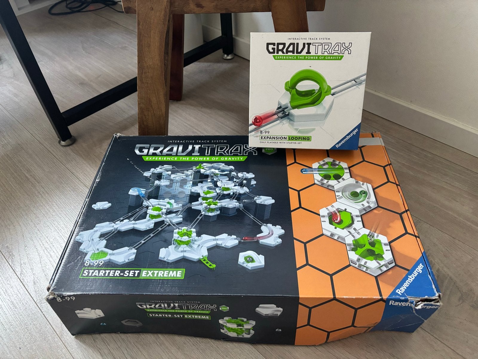 GraviTrax Starter-Set Extreme & Expansion Looping, Ophalen, Zo goed als nieuw, Bouwen