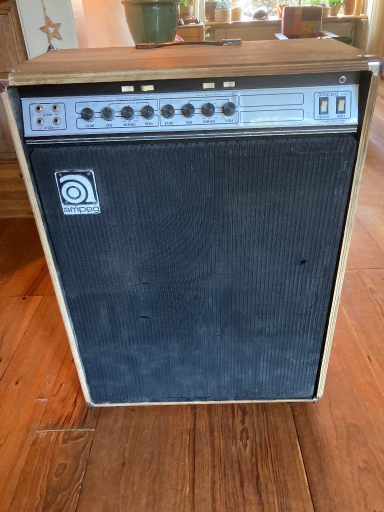 Ampeg B-410 1975, Ophalen, Gebruikt, Basgitaar, 100 watt of meer