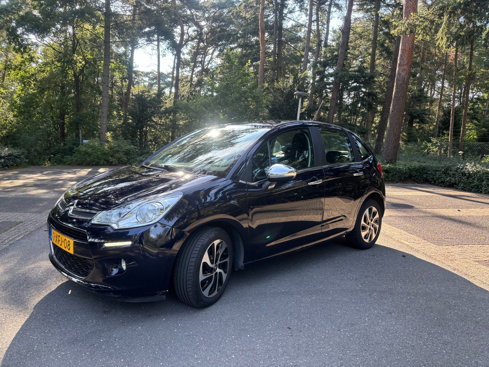 Citroën C3 1.2 VTI Automaat 2014 Blauw, Auto's, 31 €/maand, 1199 cc, Blauw, Origineel Nederlands