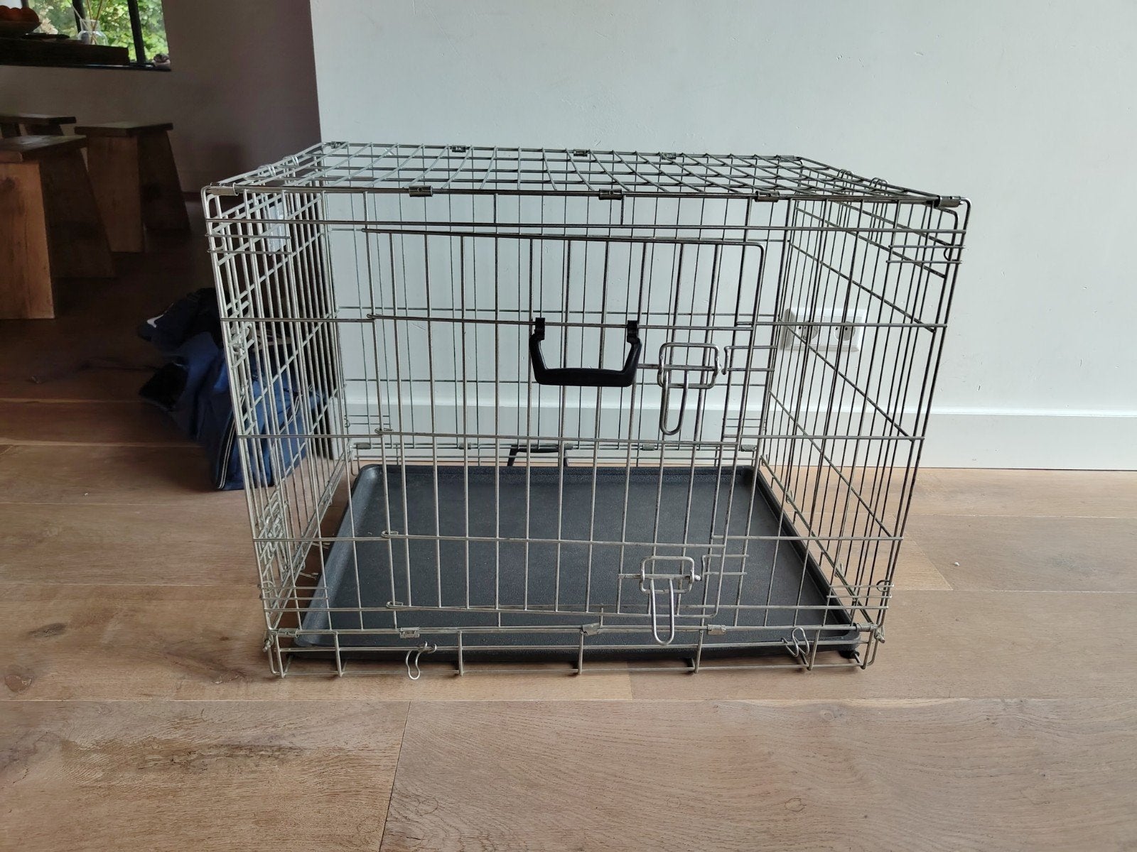 stevige en robuuste hondenbench maat M, Dieren en Toebehoren, Ophalen, Gebruikt
