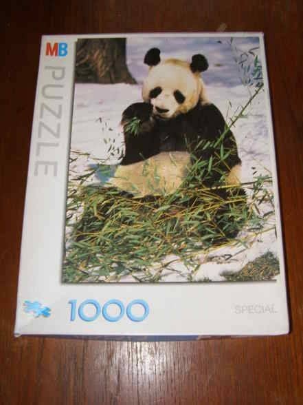 Panda Puzzel 1000 stukjes, Ophalen of Verzenden, 500 t/m 1500 stukjes, Zo goed als nieuw